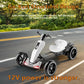 Electric Kids Pedal Go Kart With Adjustable Seat, Foldable Design