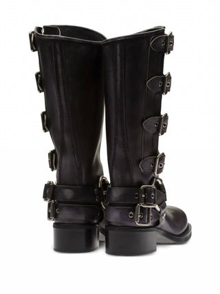 Miu Miu - Pre-loved Women Buckle-detail Boots