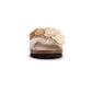 Muk Luks - Women's Penelope Crochet Floral Cross Strap Sandal Slide