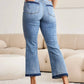 Judy Blue - Mid Rise Release Hem Cropped Bootcut Jeans