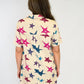 Bibi - Washed Denim Frayed Hemline Short Dress