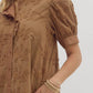 Entro - Graceful Blooms Embroidered Dress