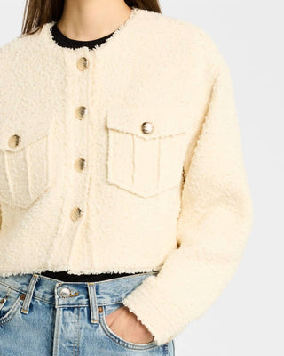Generation Love - Emille Tweed Bomber Jacket
