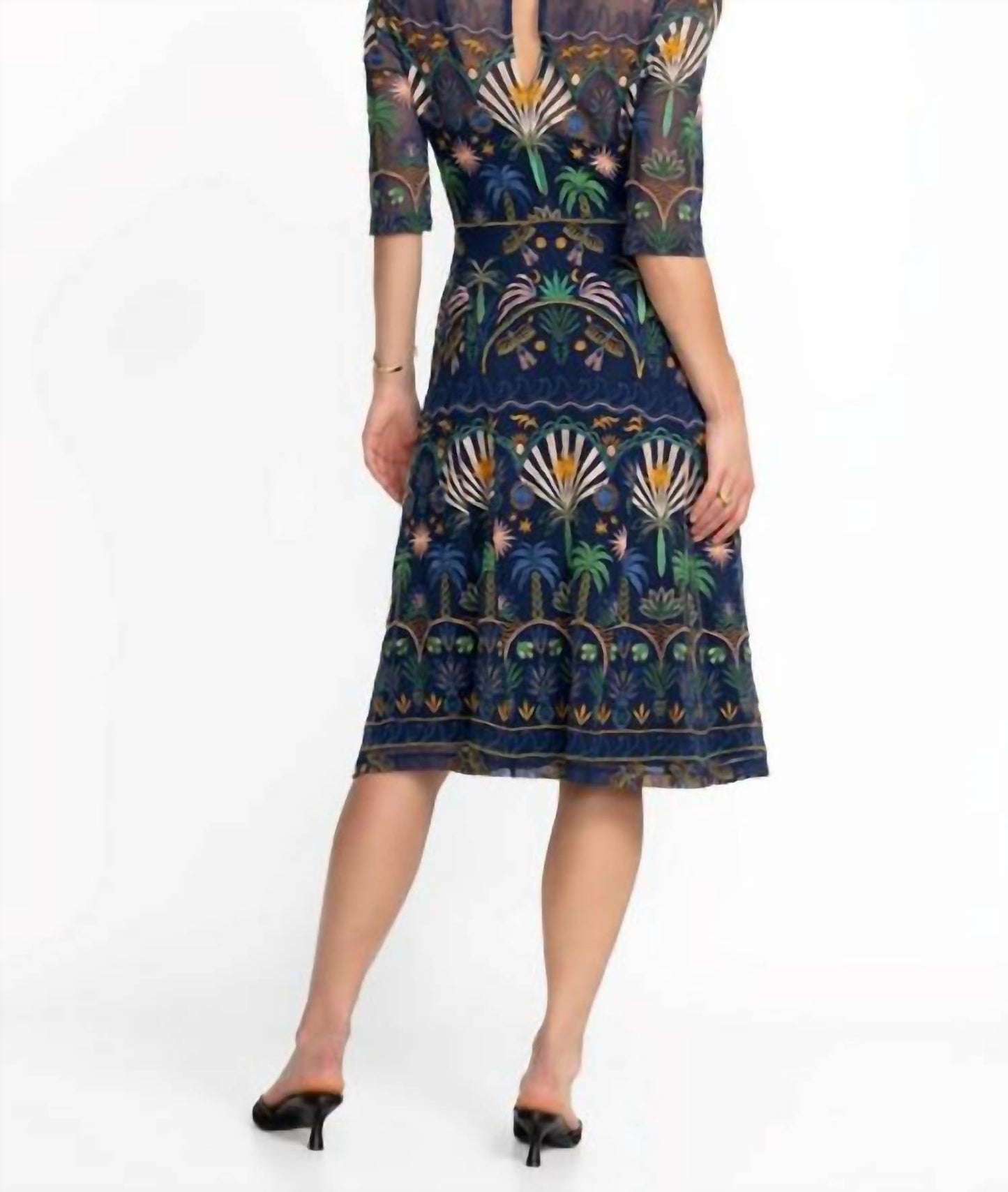 Johnny Was - NOVA PANELED MIDI DRESS