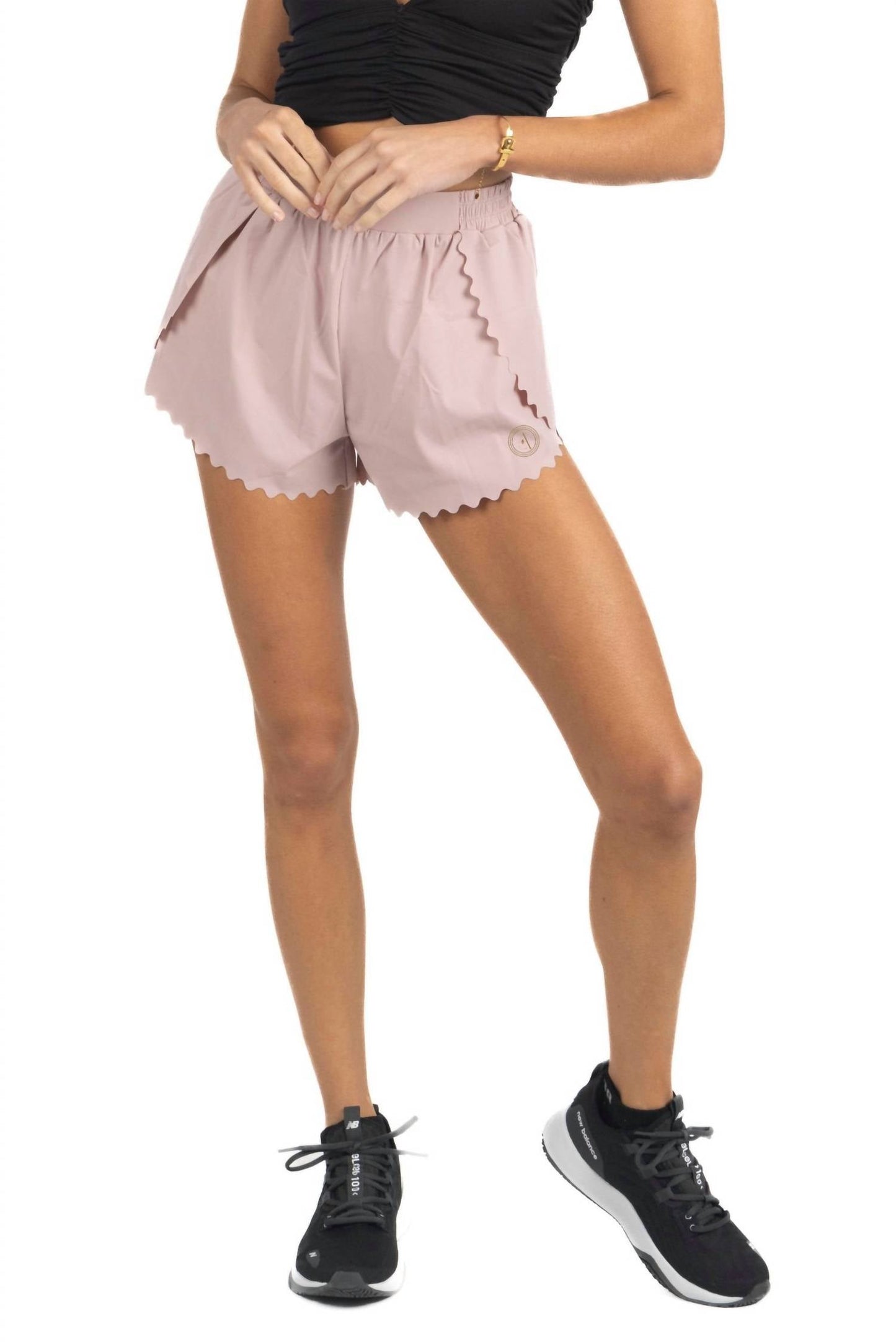 Akalia - Chloe Romantic Scalloped Detailing Shorts