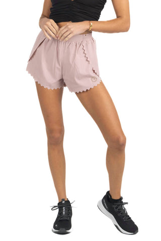 Akalia - Chloe Romantic Scalloped Detailing Shorts