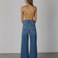 Enza Costa - Stretch Silk Knit Assym Strappy Tank