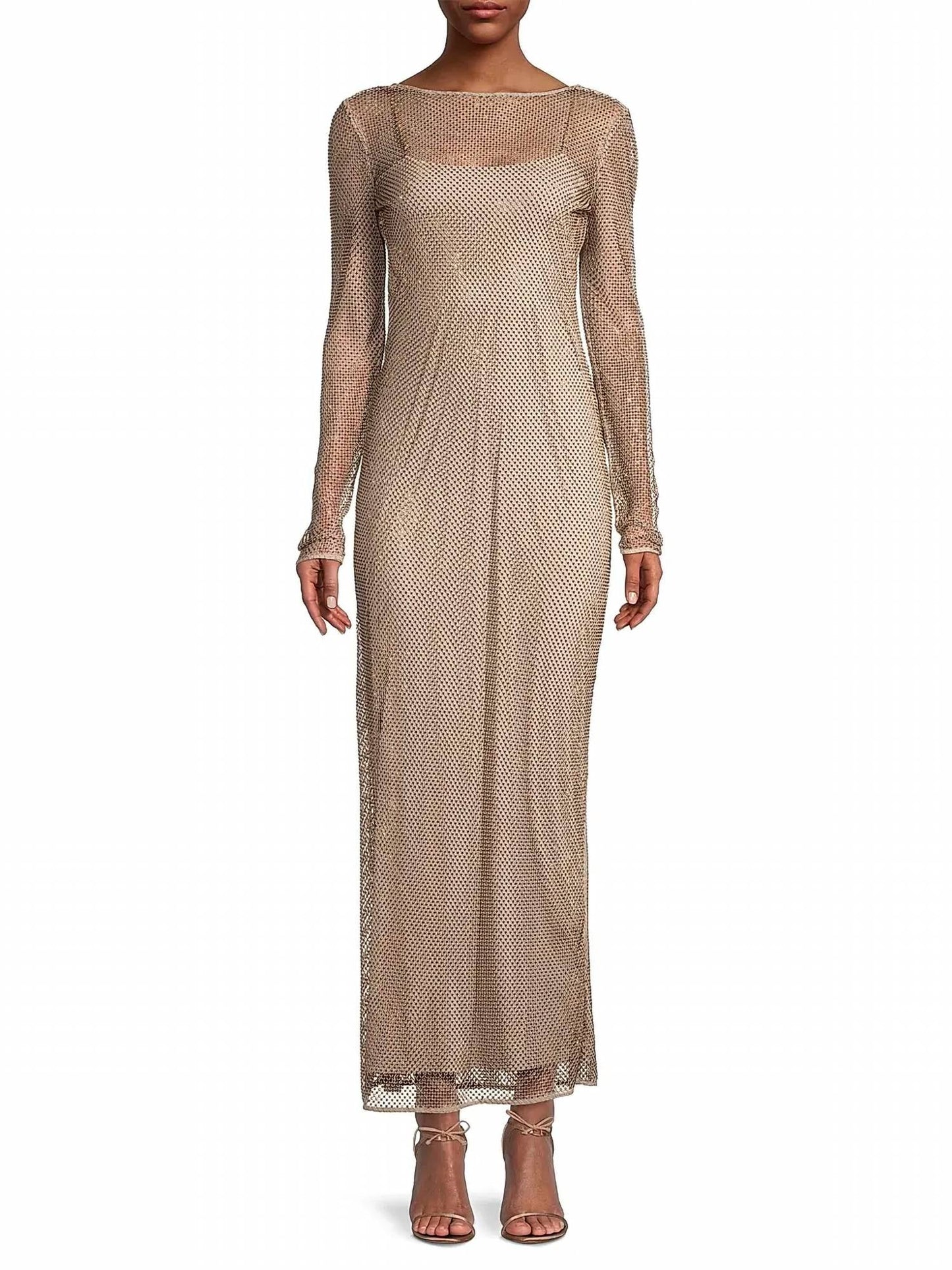 Ramy Brook - Lulu Studded Mesh Maxi Dress