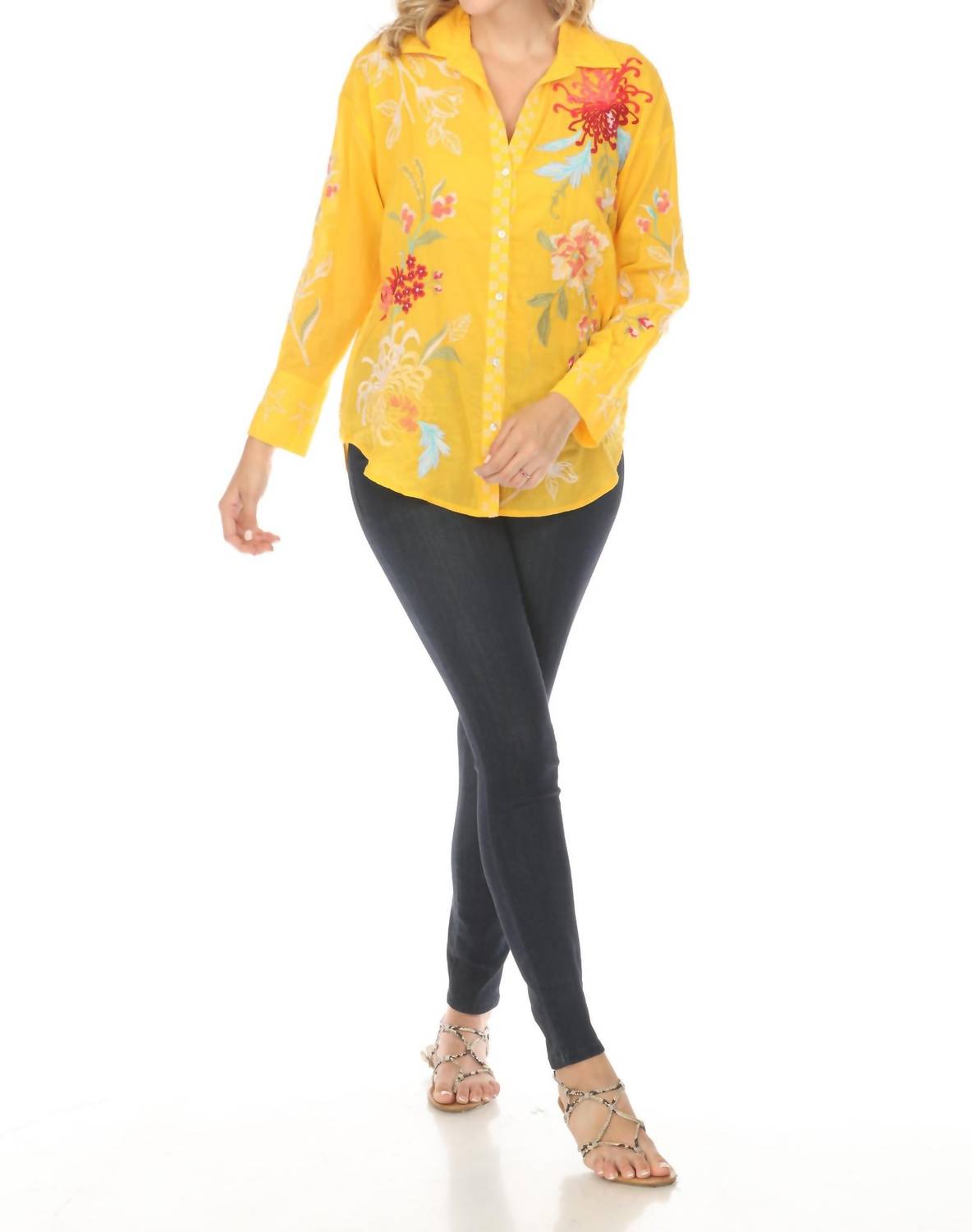 Johnny Was - Malory Relaxed Seamed Shirt