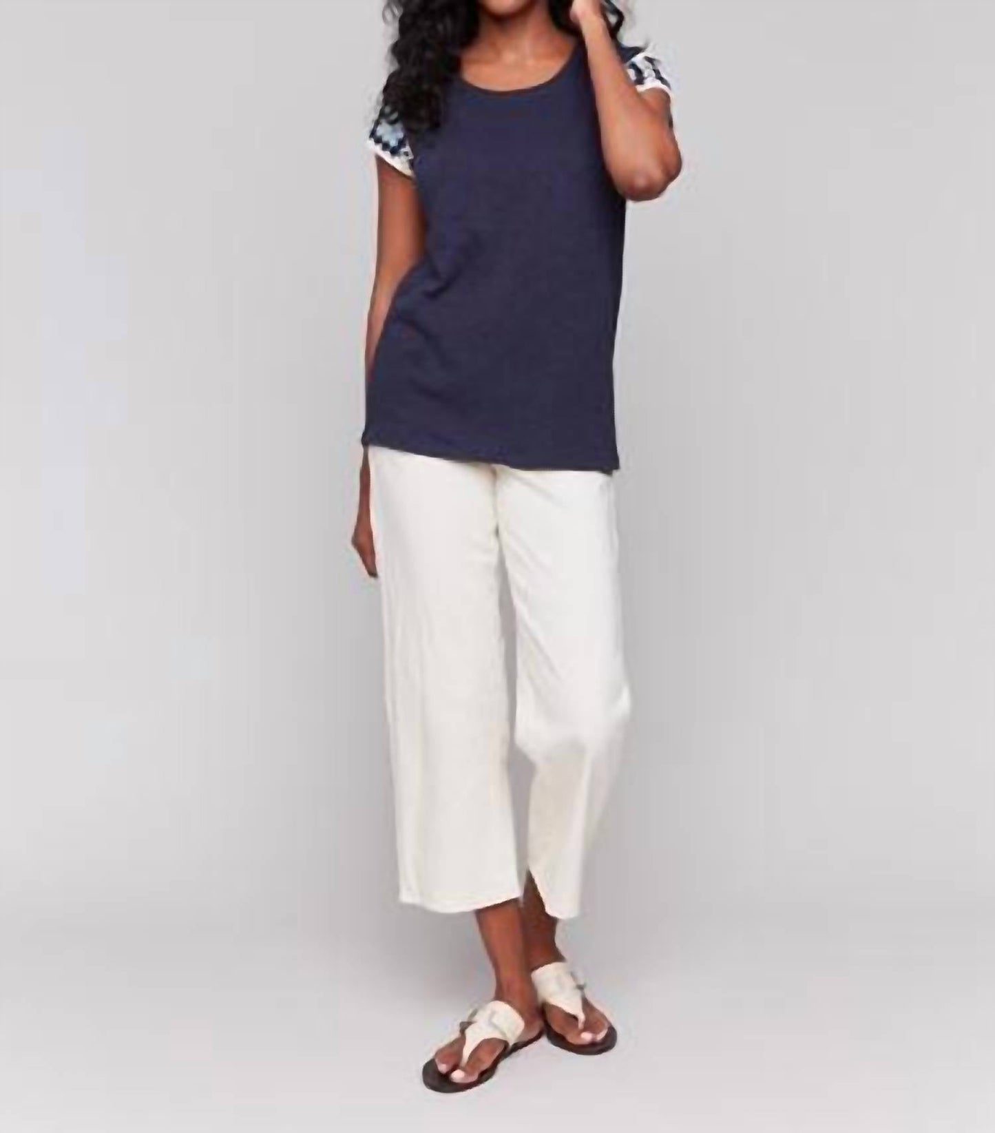 Charlie B - Crochet Sleeve Top