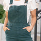 Judy Blue - High Waist Garment Dyed Boyfriend Double Cuff Overalls