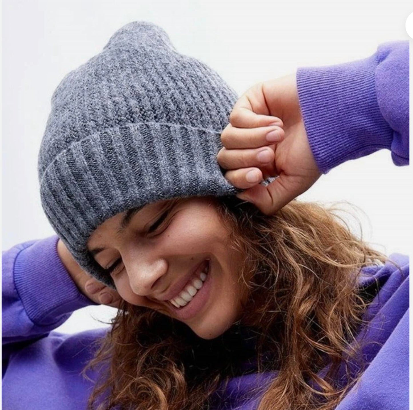 Free People - Winnie Waffle Cuff Beanie