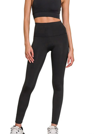 Zenana - Athletic High Wasit Full Length Legging