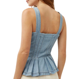 Veronica Beard - LAURA DENIM TOP