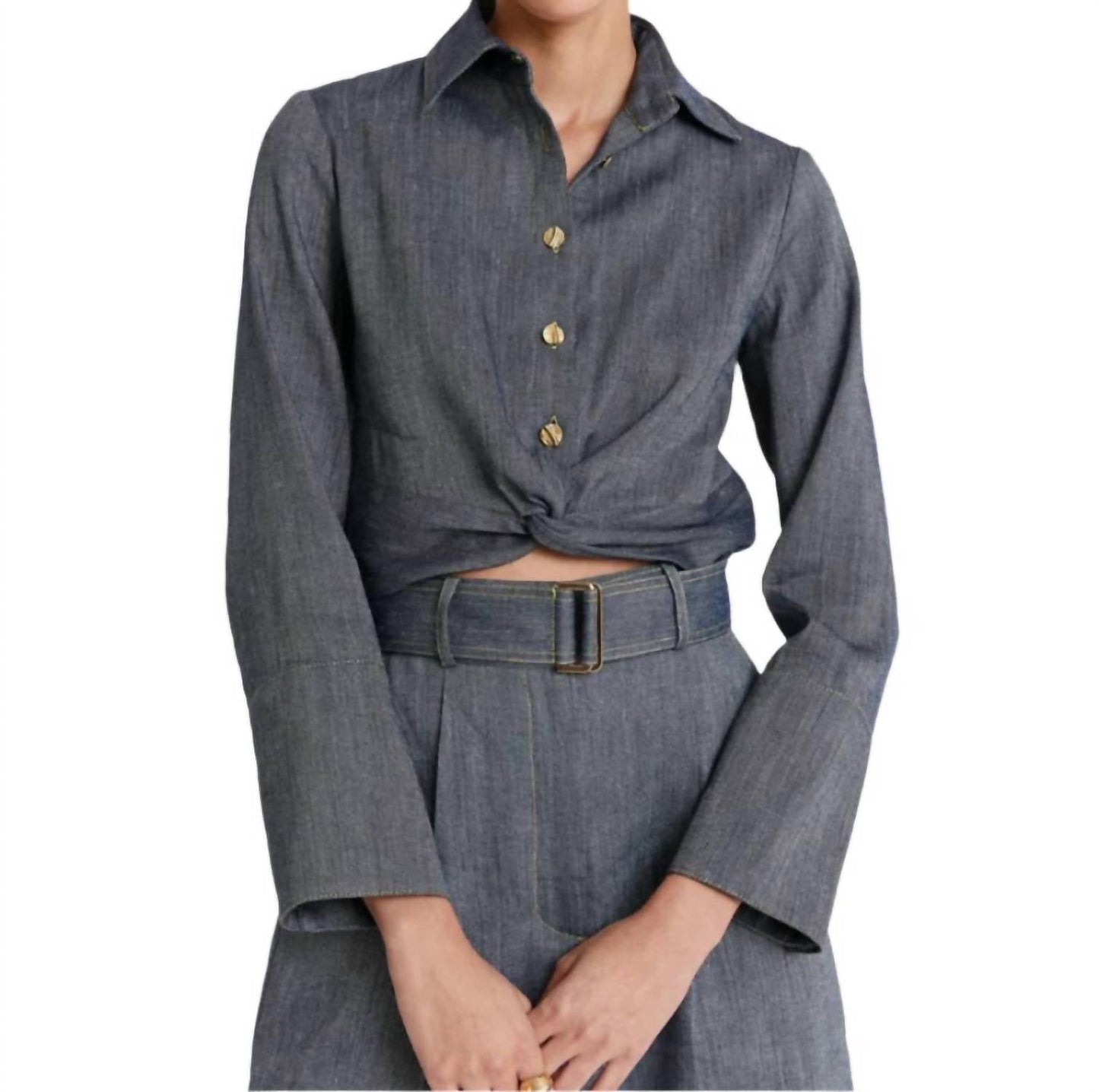 Matthew Bruch - Twist Button Up