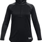Under Armour - Girls' Tech Graphic Half Zip Top