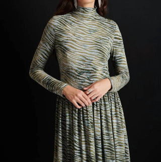 Ghospell - Bria Zebra Midi Dress
