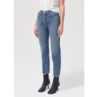 Agolde - Riley High Rise Crop Jeans