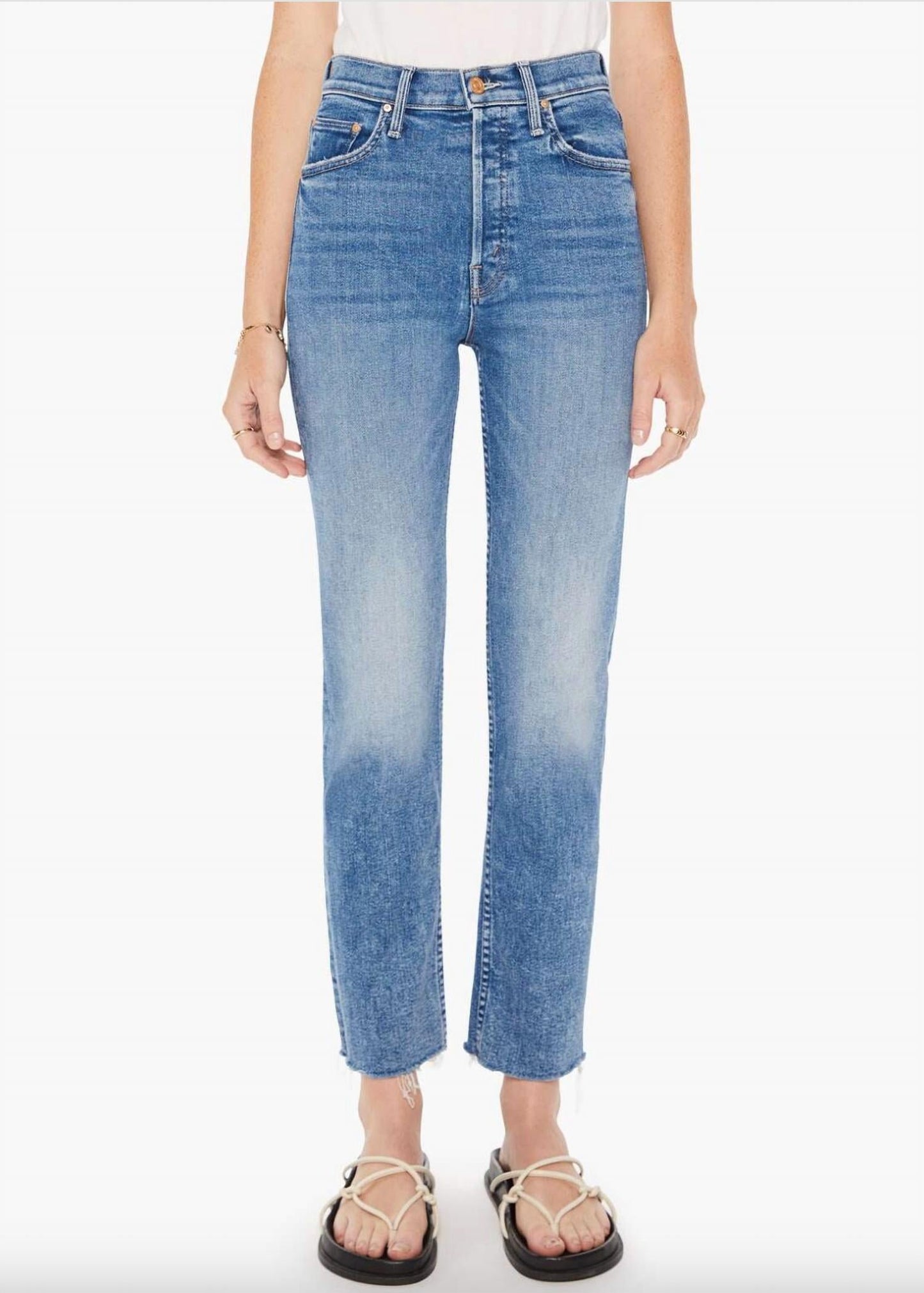 Mother - Women's The Tomcat Ankle Fray Jean