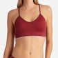 Danskin - Women's 3-pack Seamless Braid Texture Bralette With Contrast Line