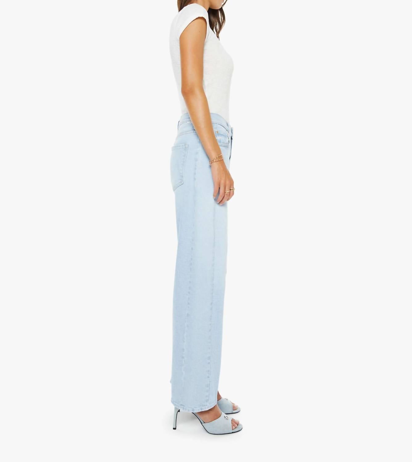 Mother - Mid Rise Half Pipe Hover Jean