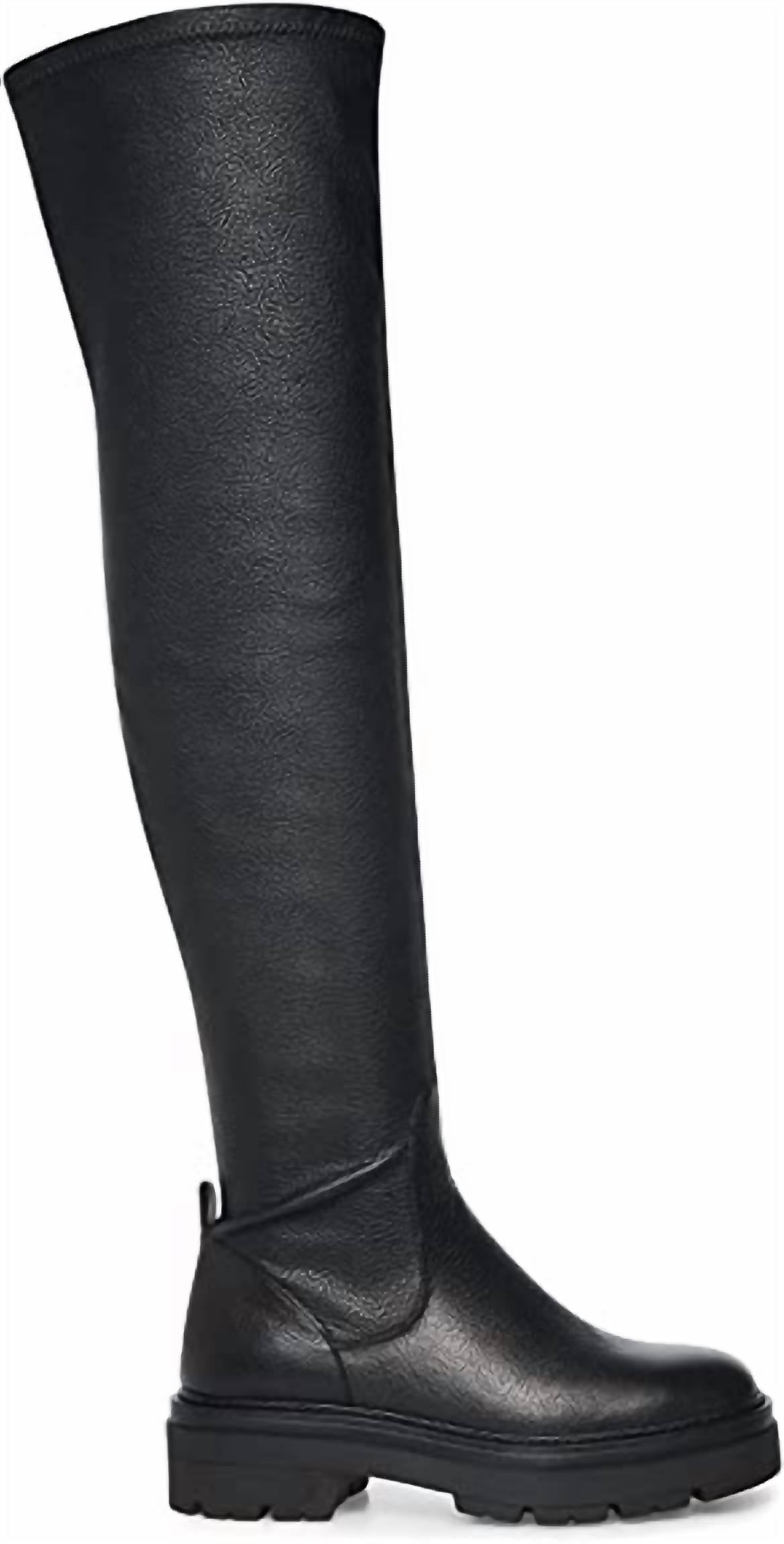Steve Madden - Women's Industry Pull On Rounded Toe Over The Knee Fashion Boot