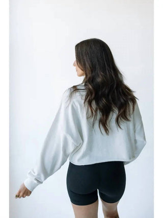 Gameday Social - U of Iowa Split Sleeve Cropped Crew