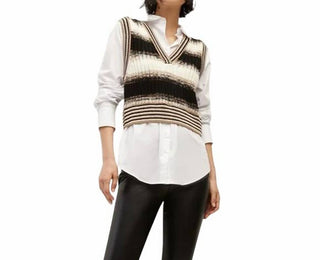 Veronica Beard - Spear Mixed Media Vest