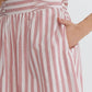 Entro - Striped Midi Skirt