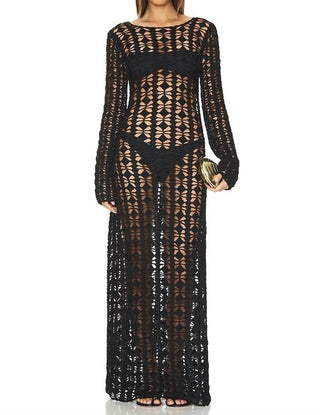 Beach Riot - Ariana Crochet Maxi Dress