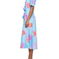 Prabal Gurung - Short Sleeve Midi Floral Shirtdress
