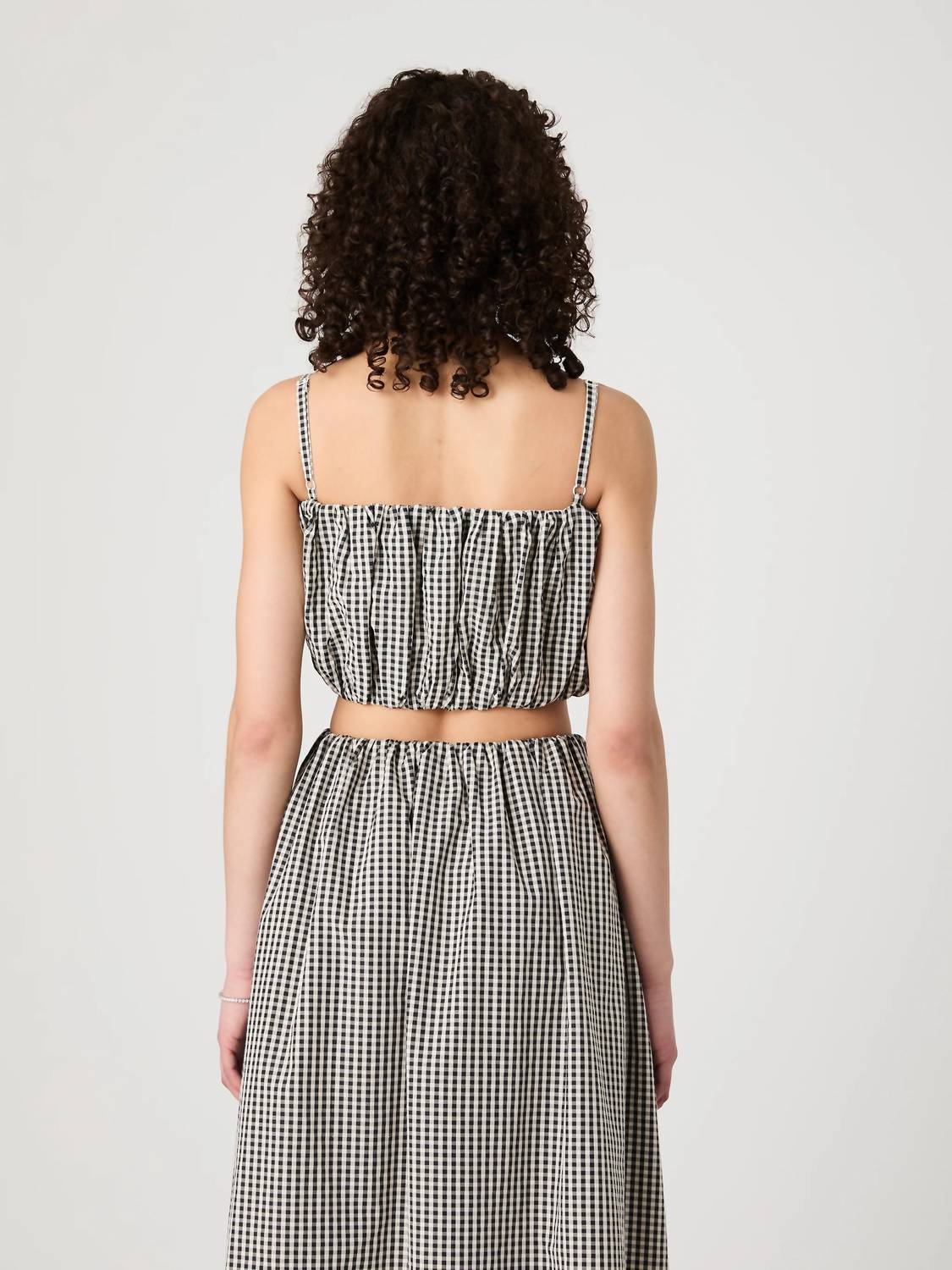 French Connection - Gingham Crop Top