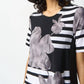 Joseph Ribkoff - Floral Stripe Print Dress