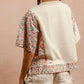Bibi - Floral Patch Pocket Sweater Tee