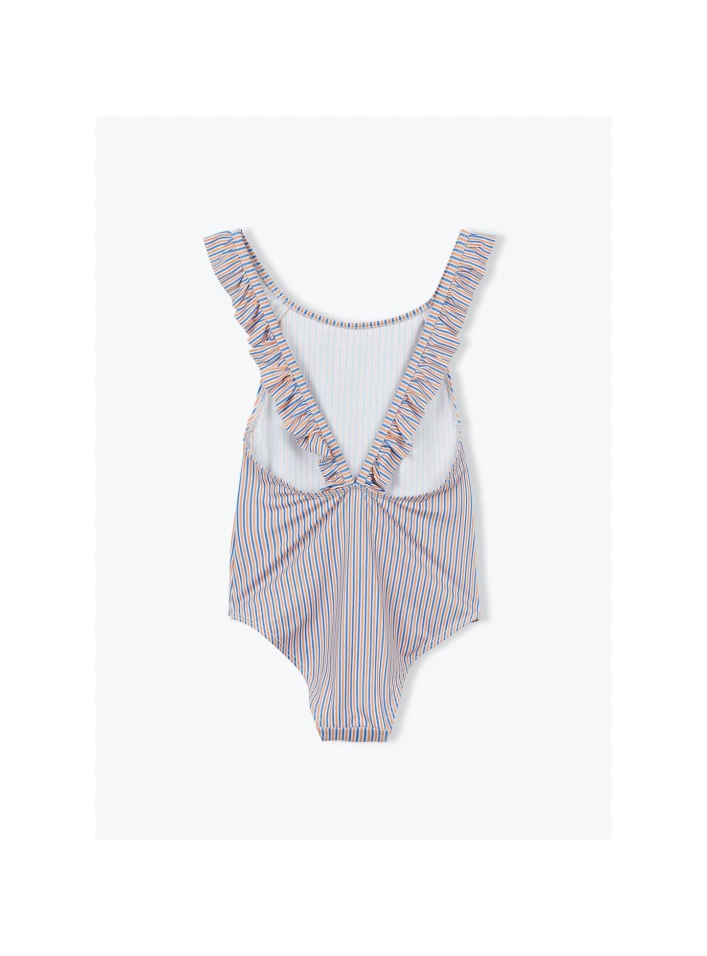 Arsène Et Les Pipelettes - Girls Striped Swimsuit