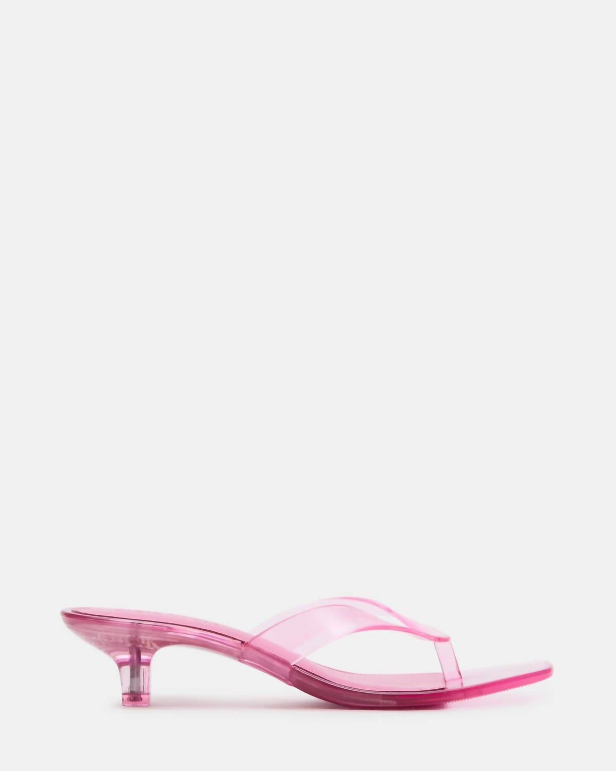 Steve Madden - Women's Tracie Y2k Jelly Thong Kitten Heel Sandal
