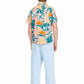 Volcom - Big Boys Leaf Pit Floral Button Up Shirt