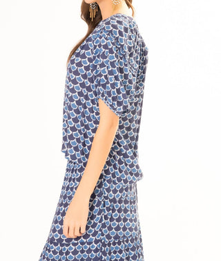 Area Stars - Fan Flutter Sleeves Top