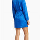 Adelyn Rae - Lindsey Floral Jacquard Faux Wrap Minidress