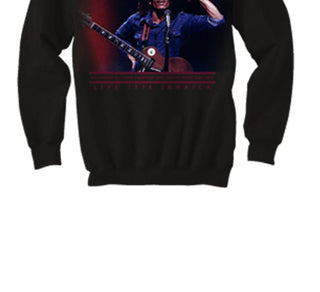 Bob Marley - Men's Live In Concert Crewneck Sweatshirt