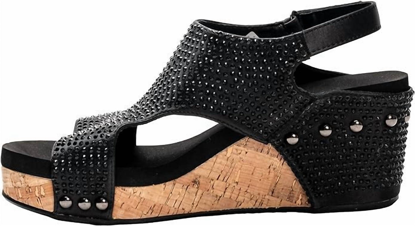 Corkys Footwear - Women's Carley Black Crystals