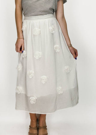 Astrid - Falling For You Midi Skirt