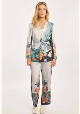 Caballero - Max Floral Bottom Straight Leg Pant