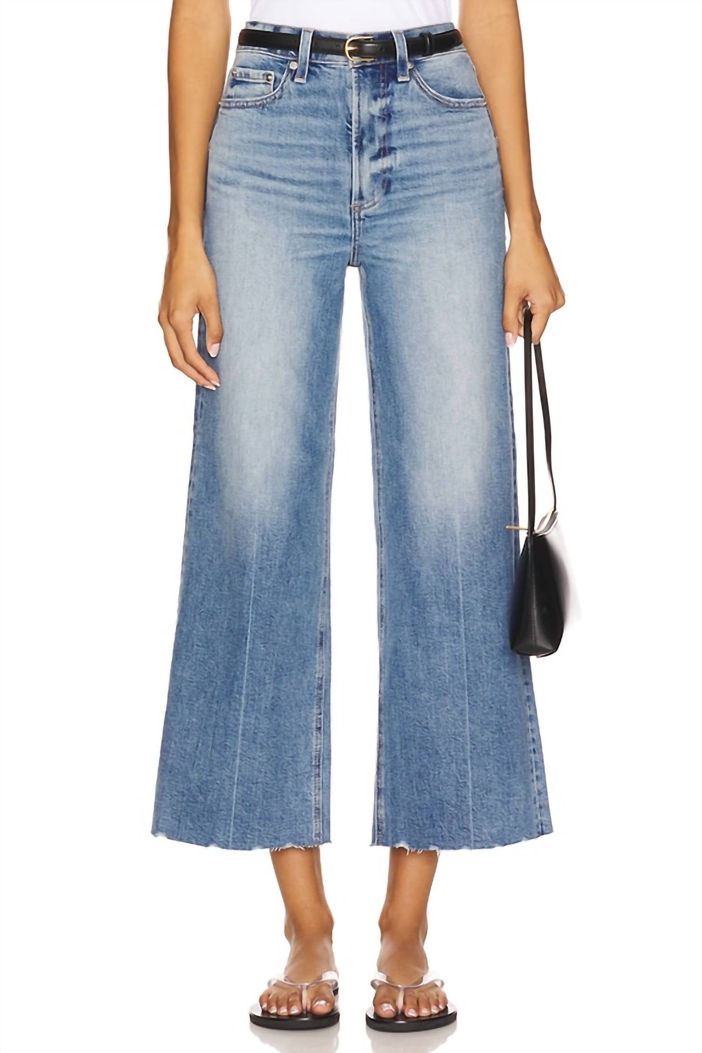 Pistola - Lana Crop High Rise Ultra Wide Leg Jean