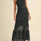 Klesis - Gracia Tiered Ruffled Lace Maxi Dress