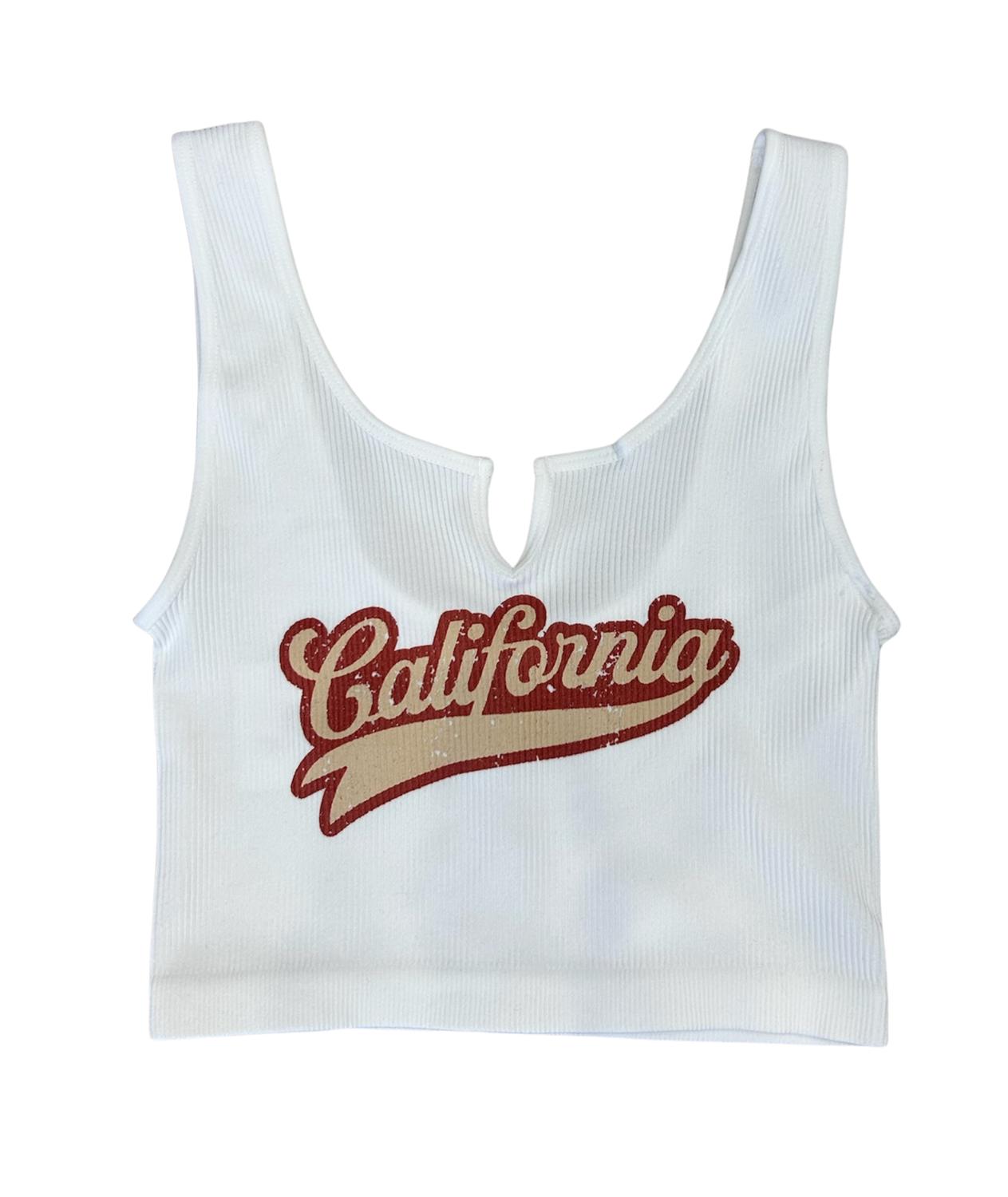 8Apart - Junior Women's Nez California Notched Front Tank