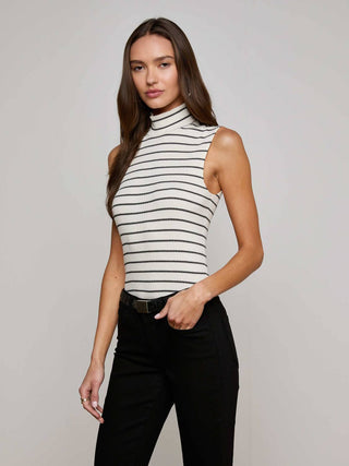 L'Agence - Rosie Mock Neck Top