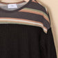 12Pm By Mon Ami - Girls Stripe Waffle Knit Top