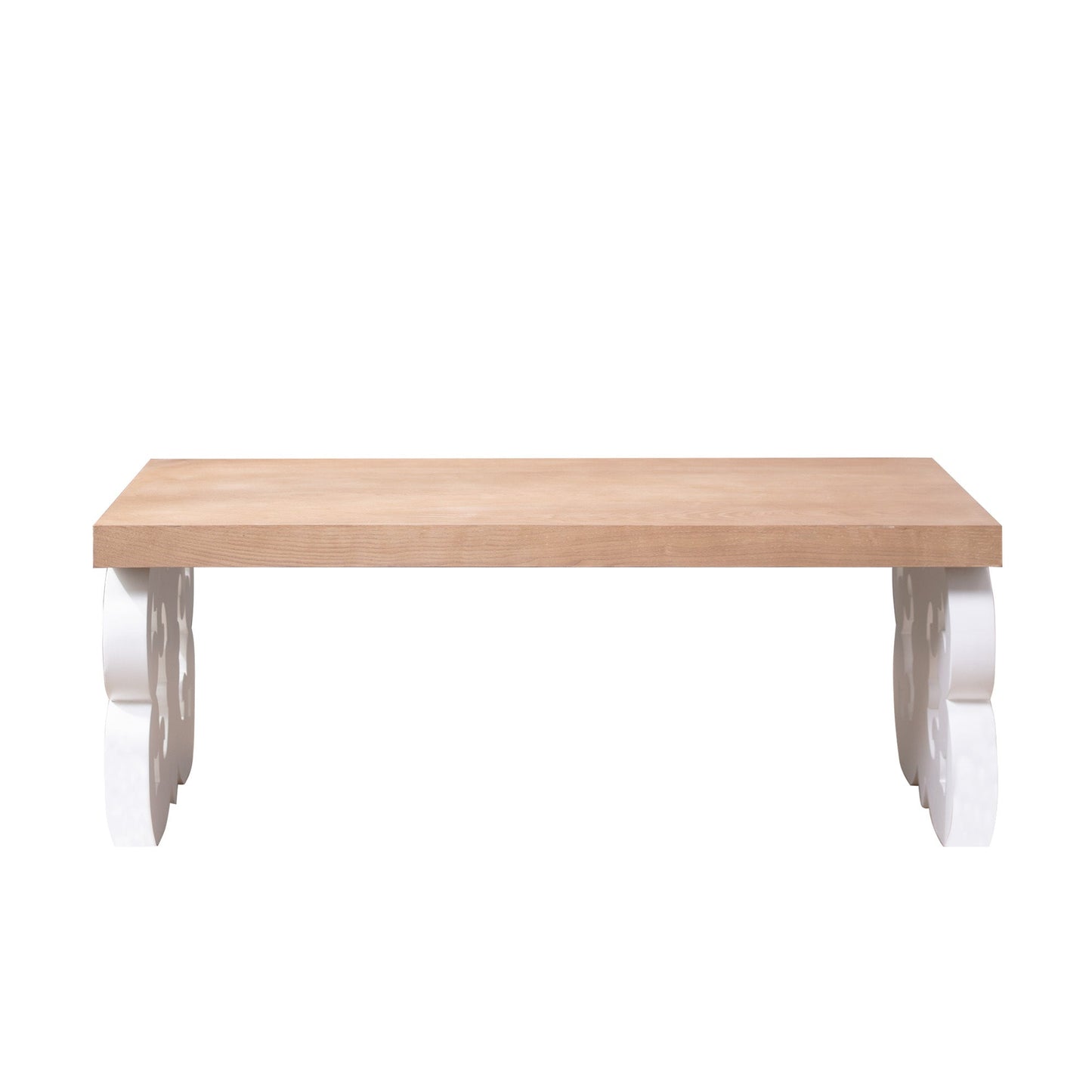Ornate Wood Coffee Table – 47" Rectangular Farmhouse Style Table