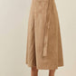 Able - A-line Vegan Suede Skirt